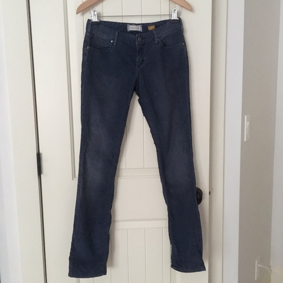 Pilcro Blue Corduroy Jeans Size 26 - Picture 4 of 4
